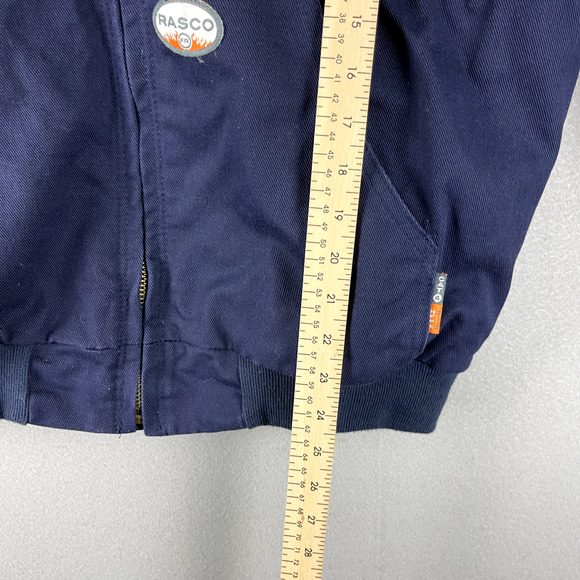 Rasco FR Fire Flame Resistant Hooded Jacket CAT 4 Duck Canvas Quilted Medium - Picture 9 of 14